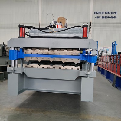 Equipo perfilador de doble capa para producir teja catalana metálica y lámina troquelada decorativa