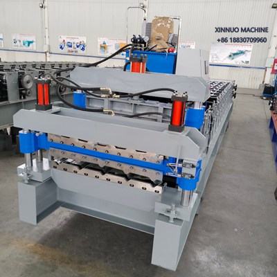 Equipo perfilador de doble capa para producir teja catalana metálica y lámina troquelada decorativa