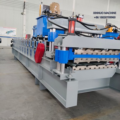 Equipo perfilador de doble capa para producir teja catalana metálica y lámina troquelada decorativa