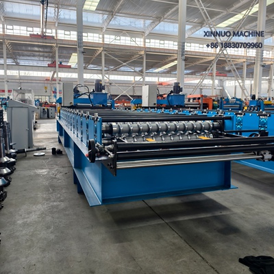 High-speed corrugated roof sheet machine for durable, precise, and automatic metal panel production.