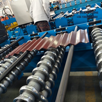 High-speed corrugated roof sheet machine for durable, precise, and automatic metal panel production.