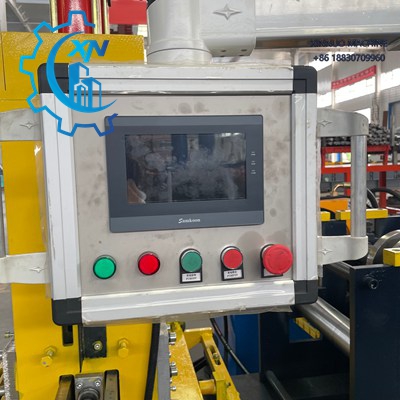 Formadora C75-150 para producir perfiles C de 75&ndash;150 mm con perfilado autom&aacute;tico y corte hidr&aacute;ulico.