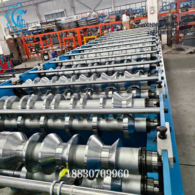 Imagem da perfiladeira telha trapezoidal autom&aacute;tica para produ&ccedil;&atilde;o de telhas trapezoidais de qualidade