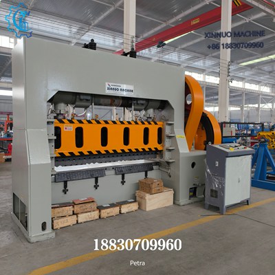 XINNUO 100T expanded steel mesh machine for heavy duty expanded metal production without material waste
