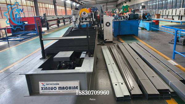 Finished solar brackets produced by Solar bracket roll forming machine with automatic discharge table