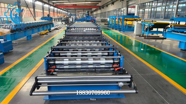XINNUO m&aacute;quina de telha de dupla camada estrutura industrial