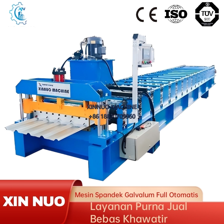 Mesin-Spandek-Galvalum-Full-Otomatis – Cocok untuk Pabrik & Kontraktor