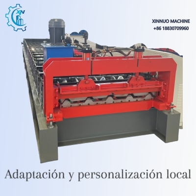 Conformadora de chapa metálica tipo trapecial 1000mm útil