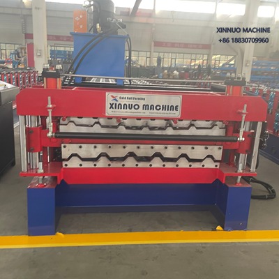 Double layer roofing sheet roll forming machine