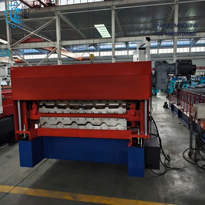 Wall panel roll forming machine
