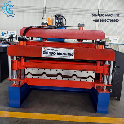 Máquina acanaladora de doble capa para láminas