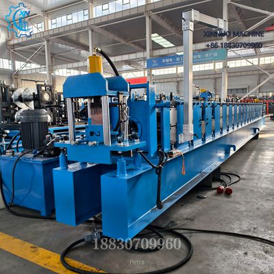 warehouse storage shelf z beam roll forming machine