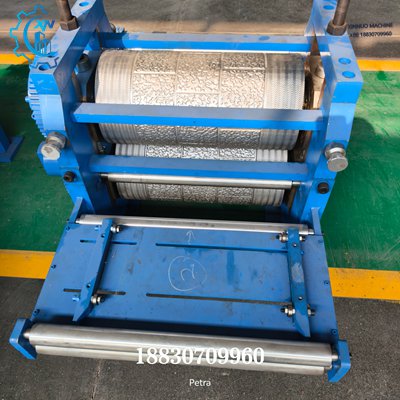 Steel embossing machine