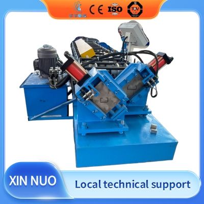 Double-row-channel-roll-forming-machine