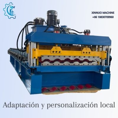 Máquina formadora para teja metálica
