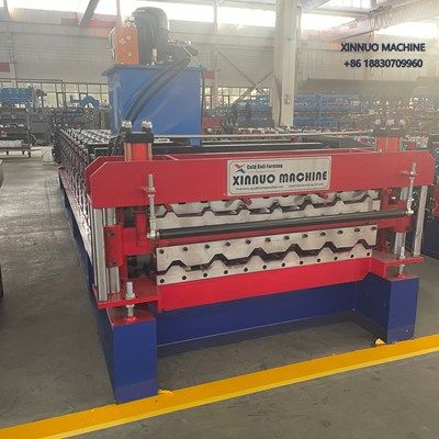 Máquina Acanaladora de Doble Capa – Producción Precisa y Eficiente de Láminas Metálicas