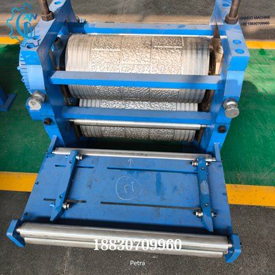 Steel embossing machine